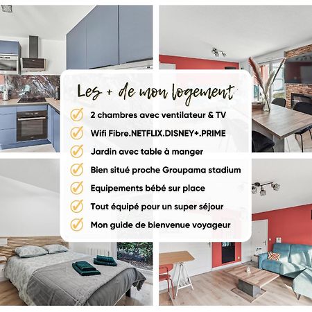 Comfort And Tranquility Near Lyon And Groupama Stadium, 4 Personnes Meyzieu Exterior foto